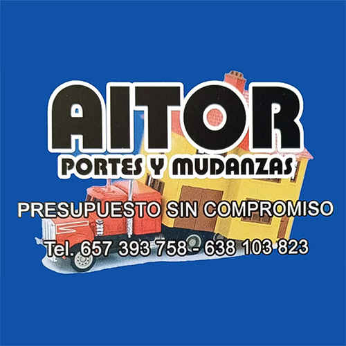 Logo portes y mudanzas Aitor